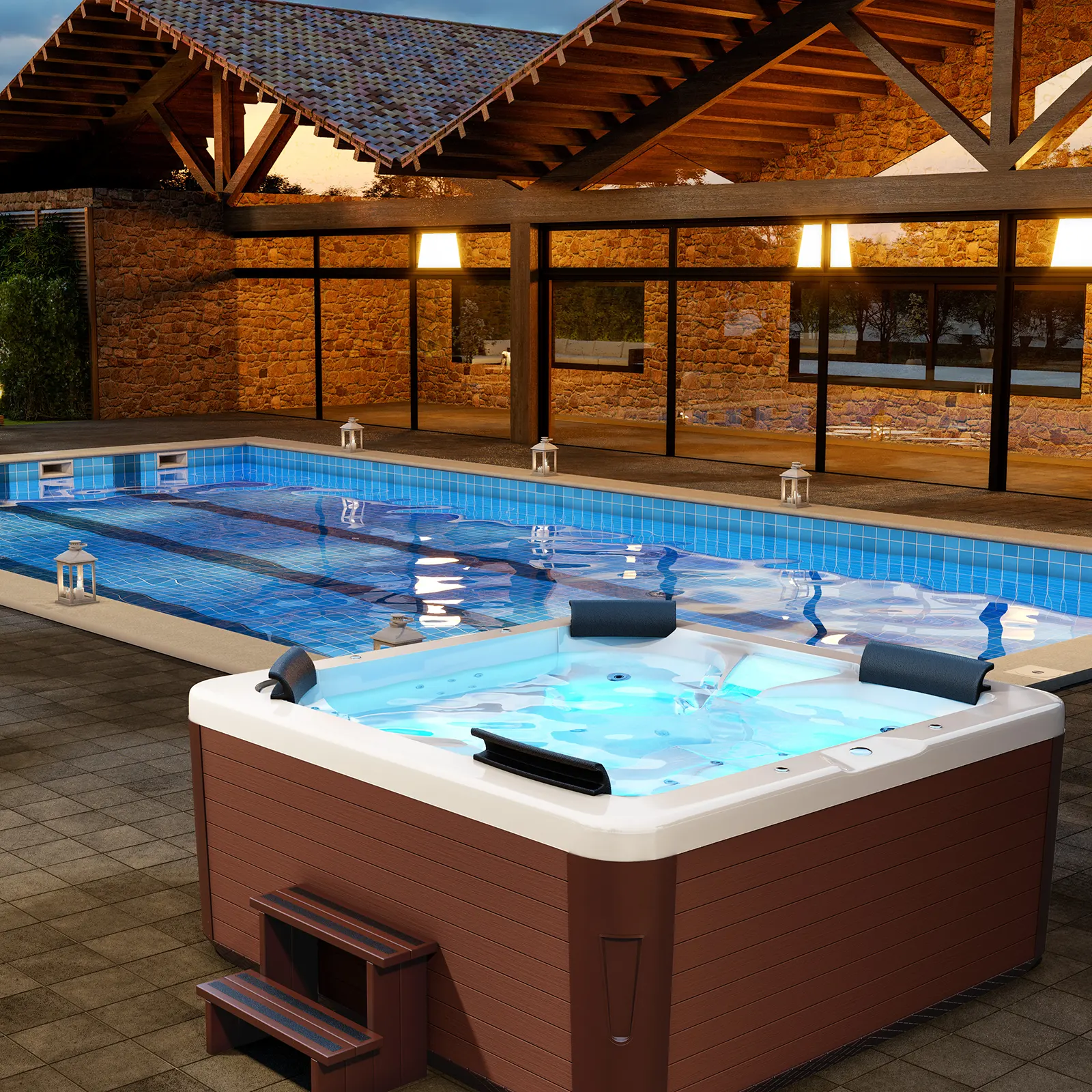 SPA MY PLACE PARA 4 A 5 PERSONAS CON 24 CHORROS