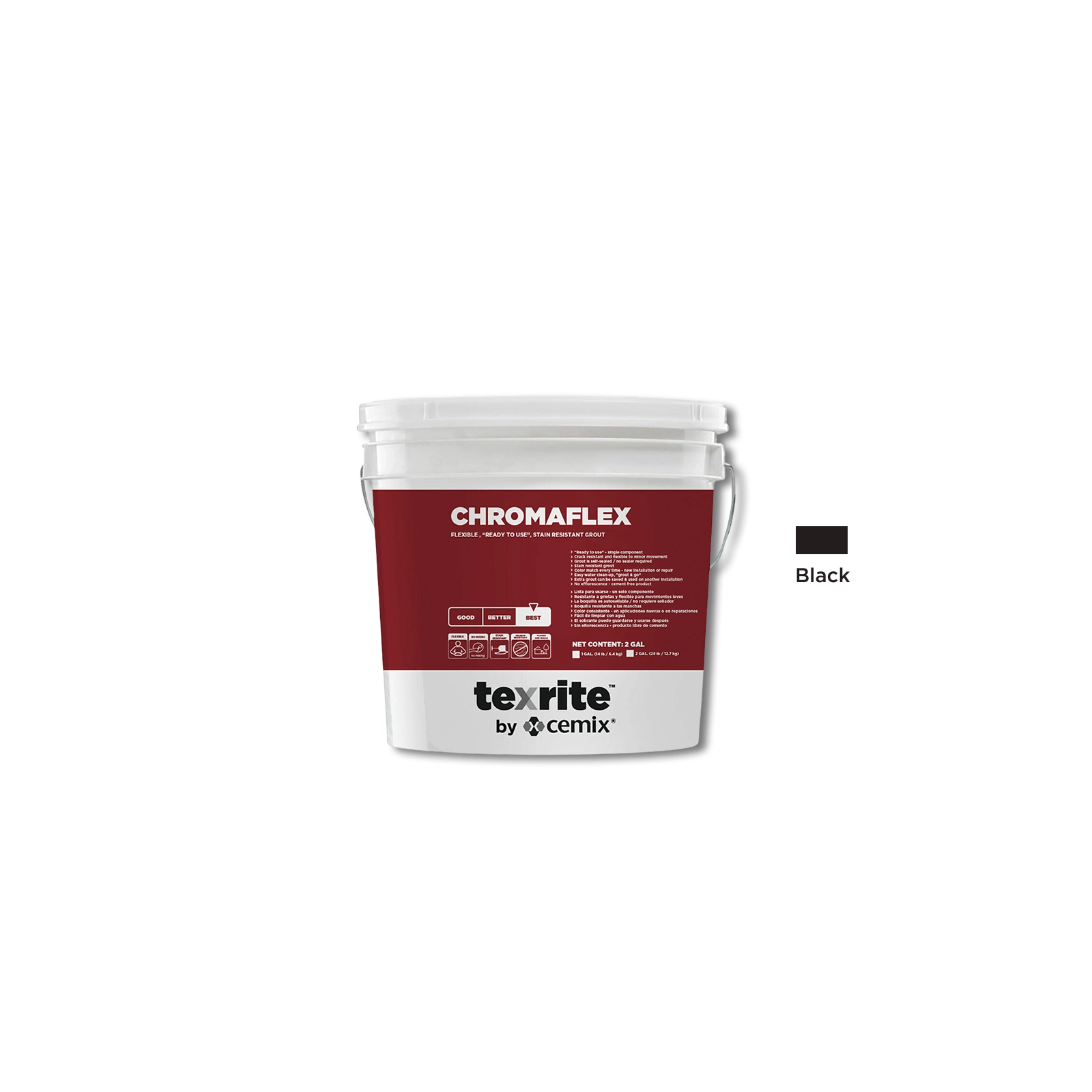 PINTURA CHROMAFLEX NEGRO 1 GL
