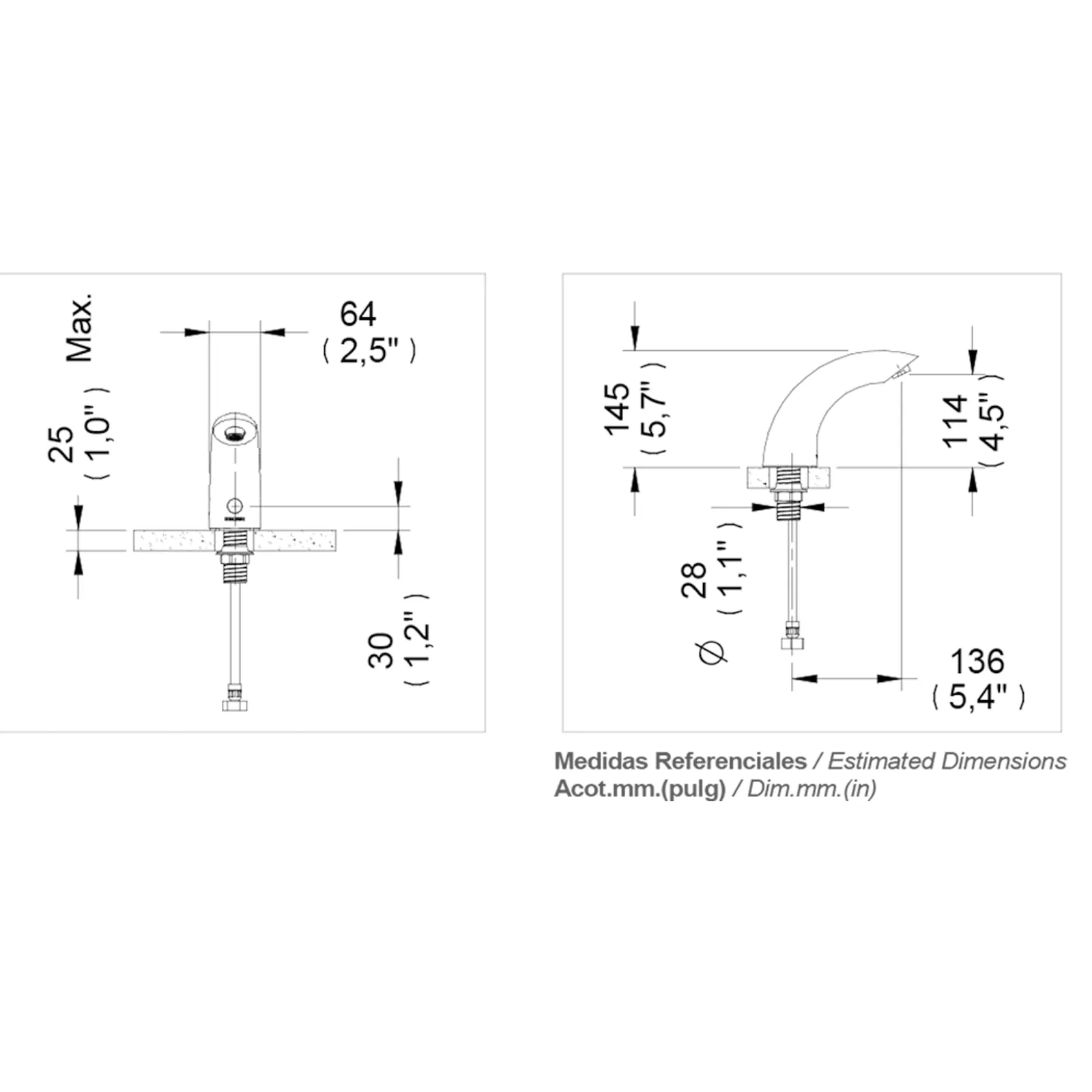 GRIFO DE SENSOR DE BATERIA ARGOS