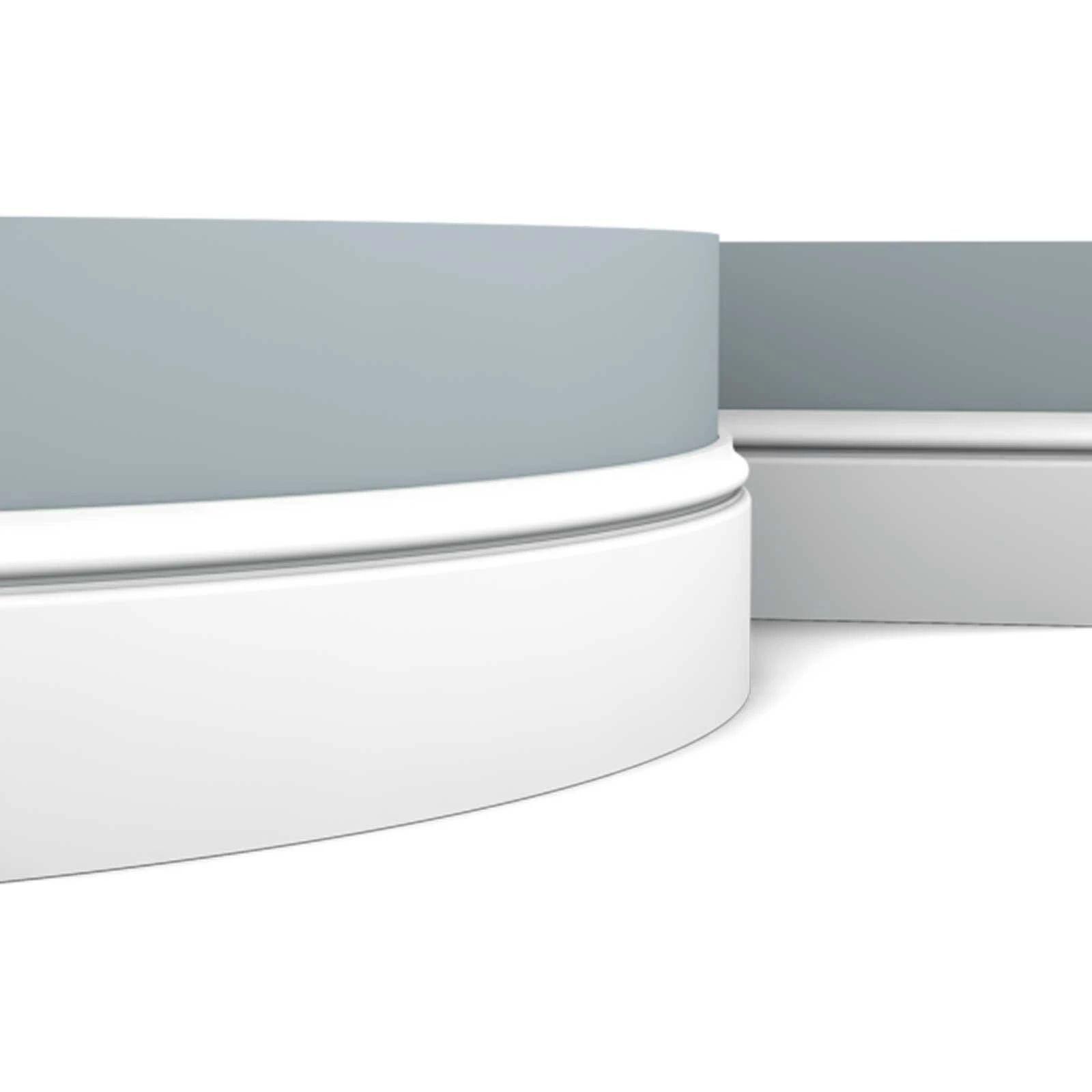 ZOCALO CONTOUR BIG FLEX BLANCO 18X138X2000MM