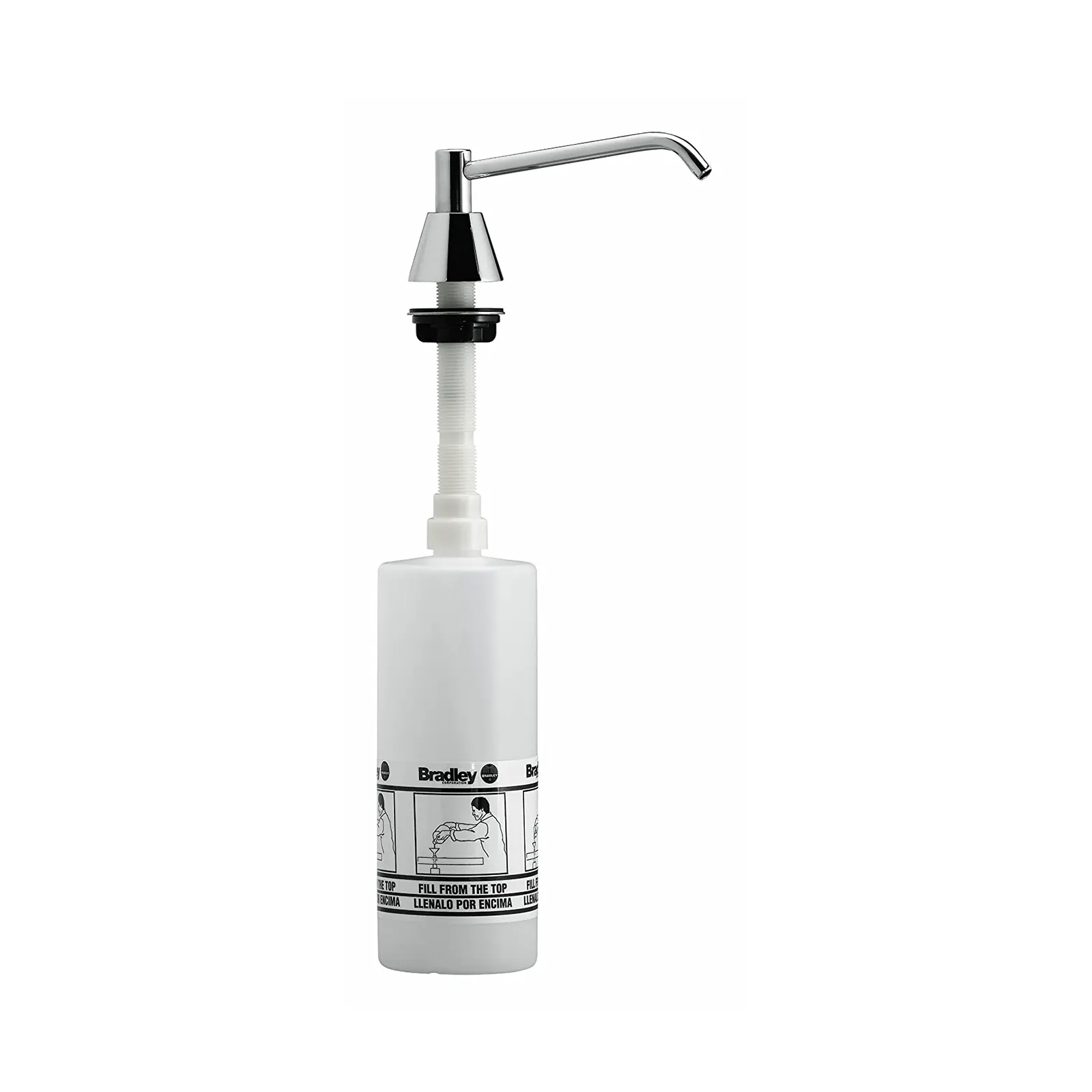 DISPENSADOR DE JABON LIQUIDO DE PUSH DE MESA
