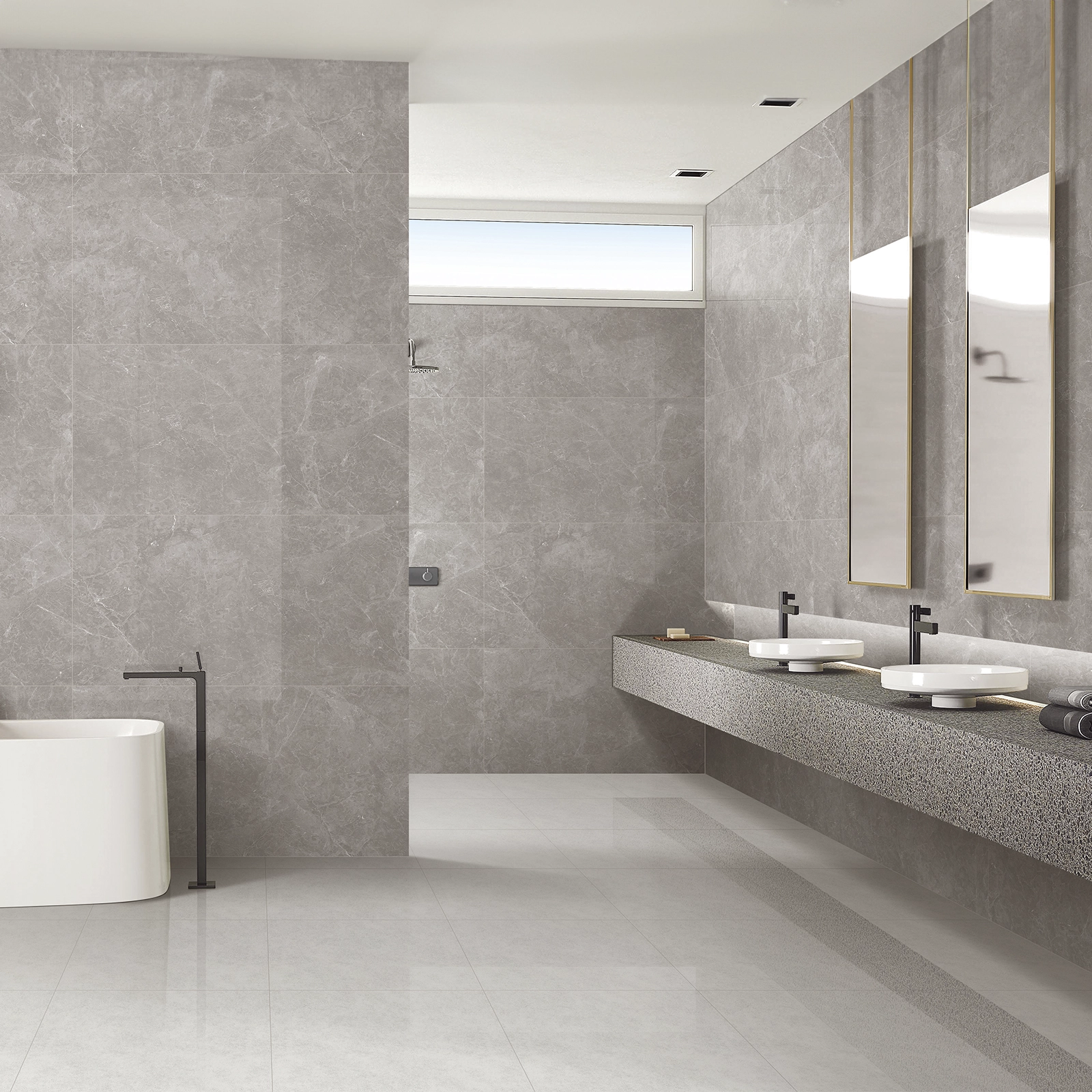 CAPADOCCIA GREY MATE RECT 60 X 120