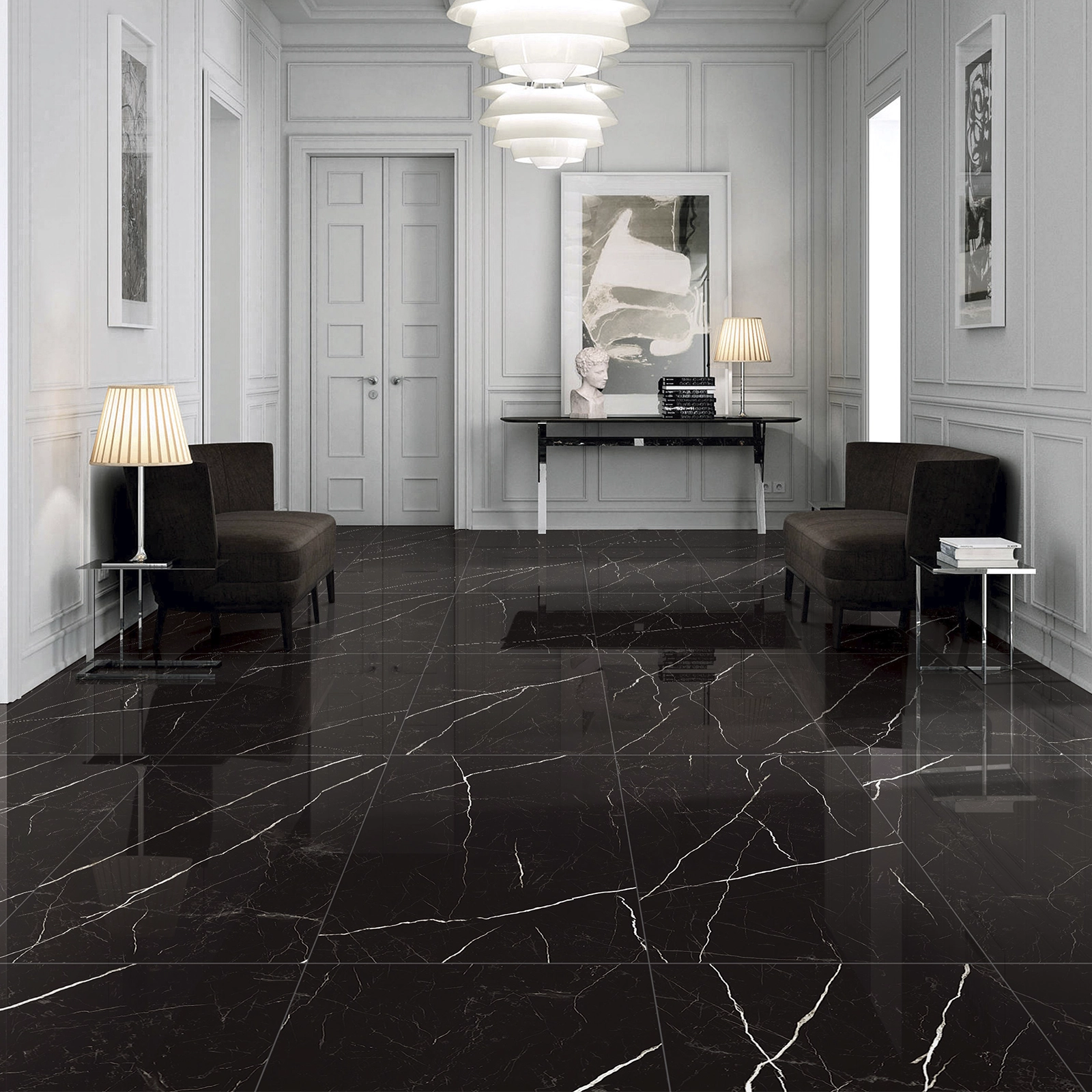 NERO MARQUINA BLACK (P) PULIDO RECT 9MM 60 X 120