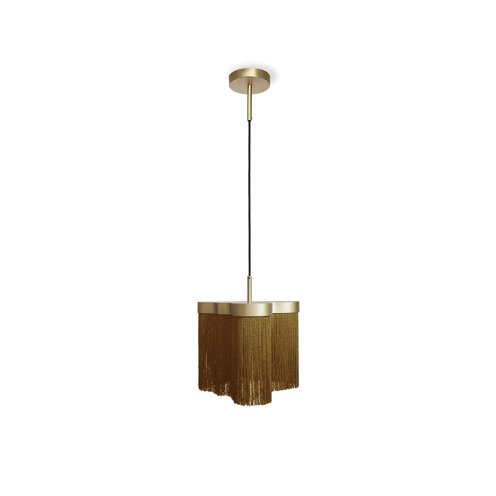 ARCIPELAGO MAIORCA SUSPENDED LAMP  COLOR COGNAC COLOUR FRINGES CODIGO  ACAM.002570_02