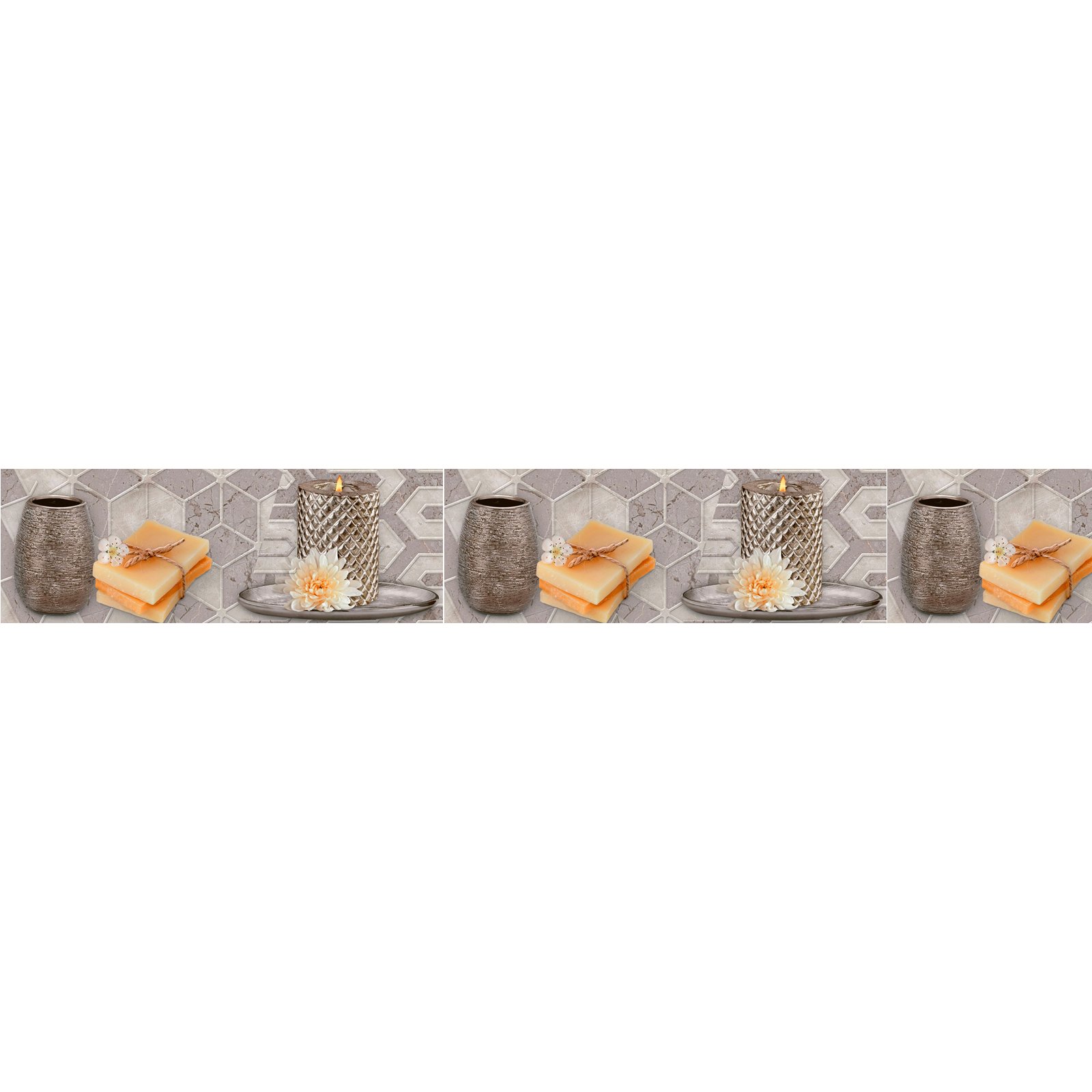 CENEFA DIGITAL BEKON GRIS PARA BAÑO 7.3X20.7 CM